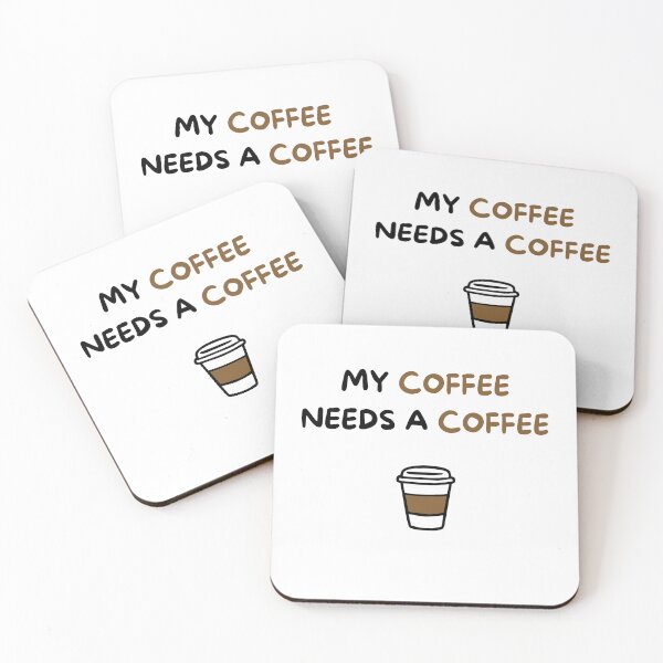 Item preview, My Coffee Needs A Coffee Funny Coffee Lover Gift designed and sold by manu446jk.