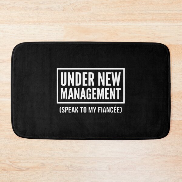 Item preview, Under New Management Speak To My Fiancée Engagement Humor Future Husband designed and sold by PopStars1993.