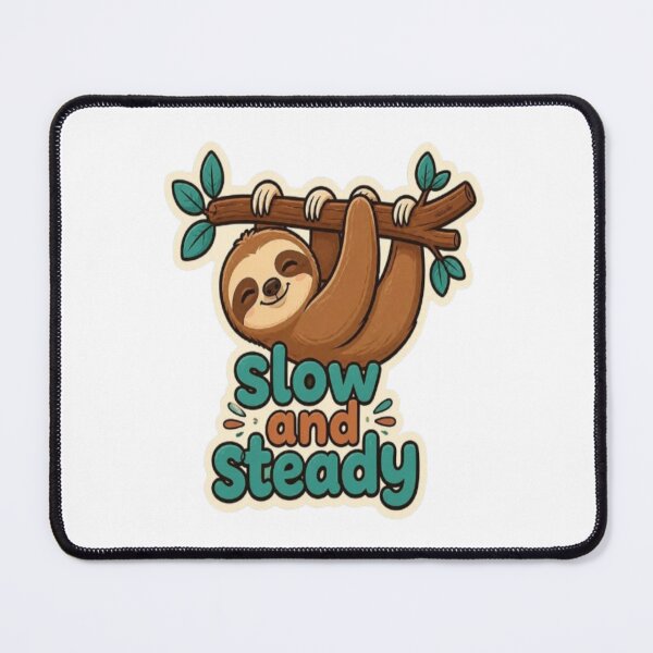 Item preview, Cute Sloth Slow and Steady designed and sold by creativerooney.
