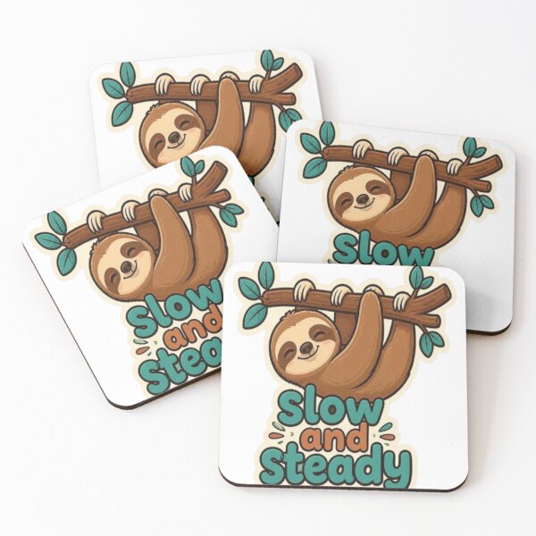 Item preview, Cute Sloth Slow and Steady designed and sold by creativerooney.