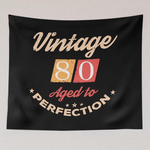 Item preview, Aged To Perfection - Vintage 80 years old - 80th Birthday Party Gift designed and sold by Alexaltay.