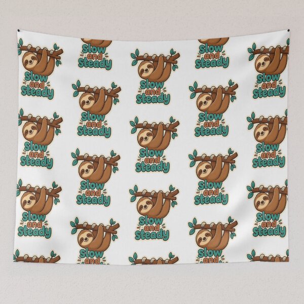 Item preview, Cute Sloth Slow and Steady designed and sold by creativerooney.