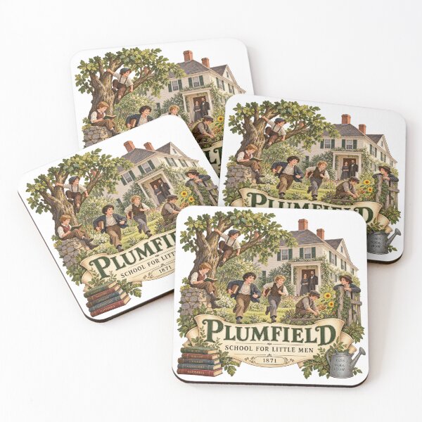 Item preview, Plumfield School for Little Men — Louisa May Alcott 1871 designed and sold by Past in Threads.