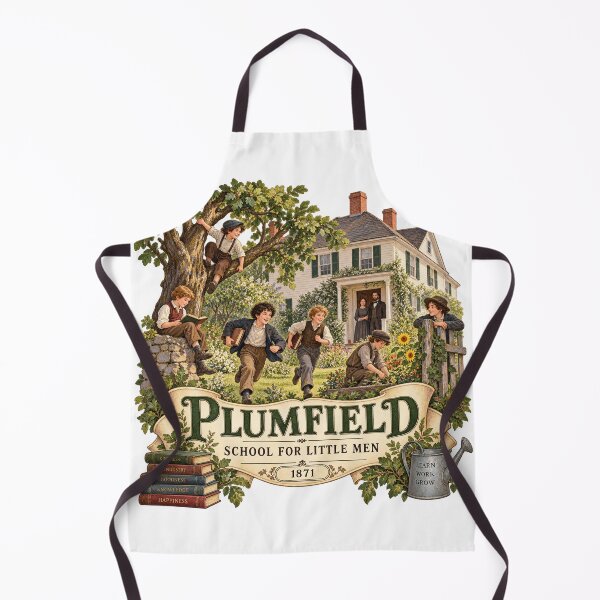 Item preview, Plumfield School for Little Men — Louisa May Alcott 1871 designed and sold by Past in Threads.