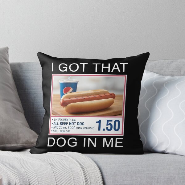Item preview, I Got That Dog In Me Hot Dog Combo Funny Meme Food Humor designed and sold by Moad Fahim.