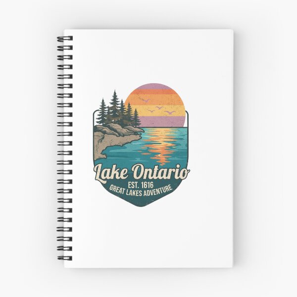 Item preview, Lake Ontario Forever Vintage Canada Sunset Design designed and sold by CreativeNest Prints.