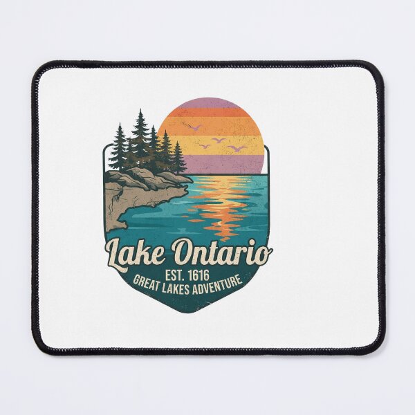 Item preview, Lake Ontario Forever Vintage Canada Sunset Design designed and sold by CreativeNest Prints.
