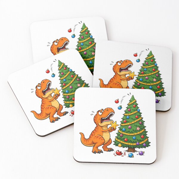 Item preview, T Rex Christmas Tree Funny Short Arms Dinosaur designed and sold by chattsuede.