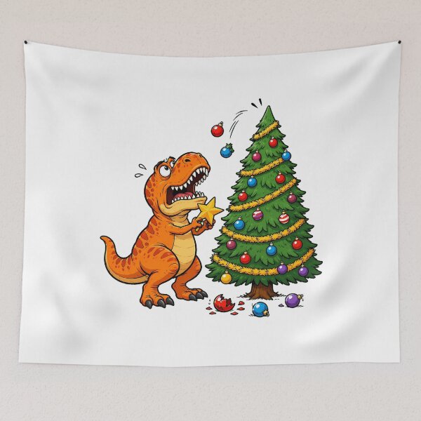 Item preview, T Rex Christmas Tree Funny Short Arms Dinosaur designed and sold by chattsuede.