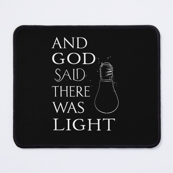 Item preview, And God Said Let There Be Light – Amazing Vintage Christian Bible Quote designed and sold by DyzioSupply.