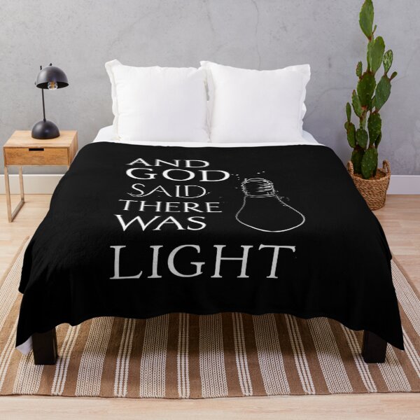 Item preview, And God Said Let There Be Light – Amazing Vintage Christian Bible Quote designed and sold by DyzioSupply.