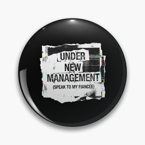Item preview, Under New Management (Speak To My Fiancée) Engagement Humor Future Husband Announcement designed and sold by PopStars1993.