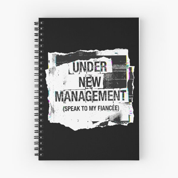Item preview, Under New Management (Speak To My Fiancée) Engagement Humor Future Husband Announcement designed and sold by PopStars1993.