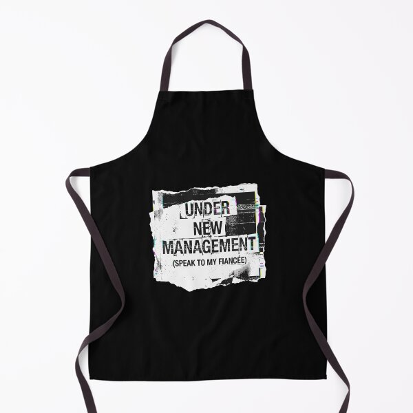 Item preview, Under New Management (Speak To My Fiancée) Engagement Humor Future Husband Announcement designed and sold by PopStars1993.