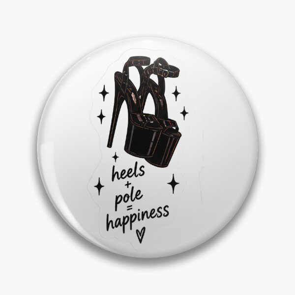 Item preview, Pegatina Tacones + Barra = Felicidad – Para amantes de los tacones en el baile en barra designed and sold by posteratorshop.