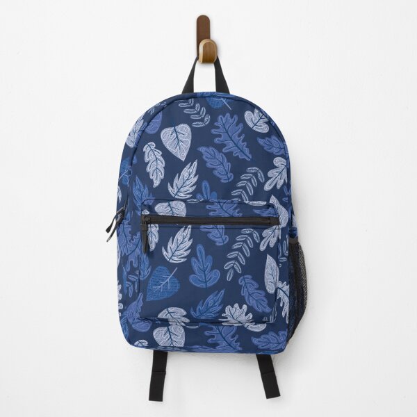 Item preview, Textured Autumn Canopy – Cozy Fall Foliage Pattern | Blue designed and sold by Frohyou.