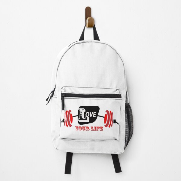 Item preview, Bold Gym & Fitness "LOVE YOUR LIFE" Barbell Vector Logo Design designed and sold by Carftora786.