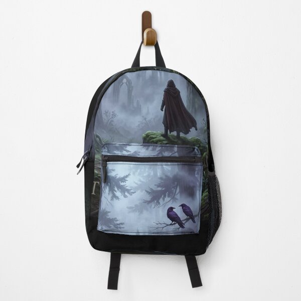 Item preview, Misty Mountain With Trees Mist and Myth - The Cascadia Forest - Dark Cottagecore Fantasy Aesthetic / Gamer / Gaming / Fantasycore / Goblincore / Dark forest  designed and sold by TeenLake.
