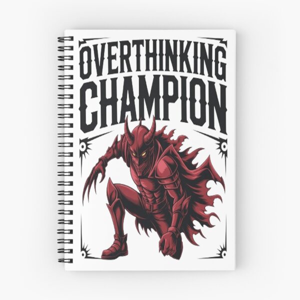 Item preview, Overthinking Champion Funny Dark Fantasy Design designed and sold by StreetWave01.