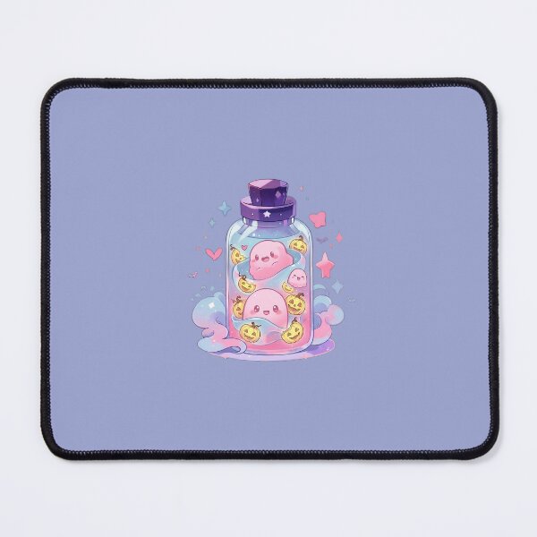 Item preview, Kawaii Pink Ghost Potion Bottle Cute Spooky Magic Flask Pastel Goth Art designed and sold by Akira Design Store.