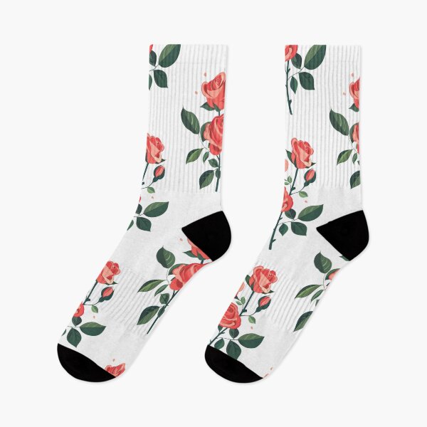 Item preview, Elegant coral-pink roses in vector graphics designed and sold by Nela-&-Lena.
