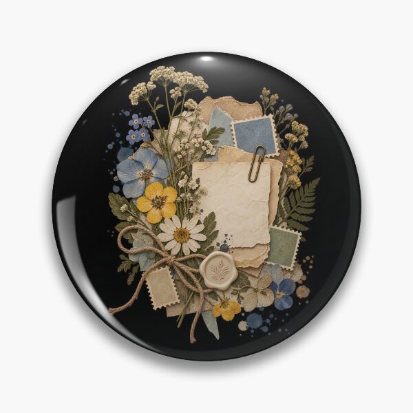 Item preview, Vintage Botanical Junk Journal Ephemera – Nature Collage Art designed and sold by Georain.