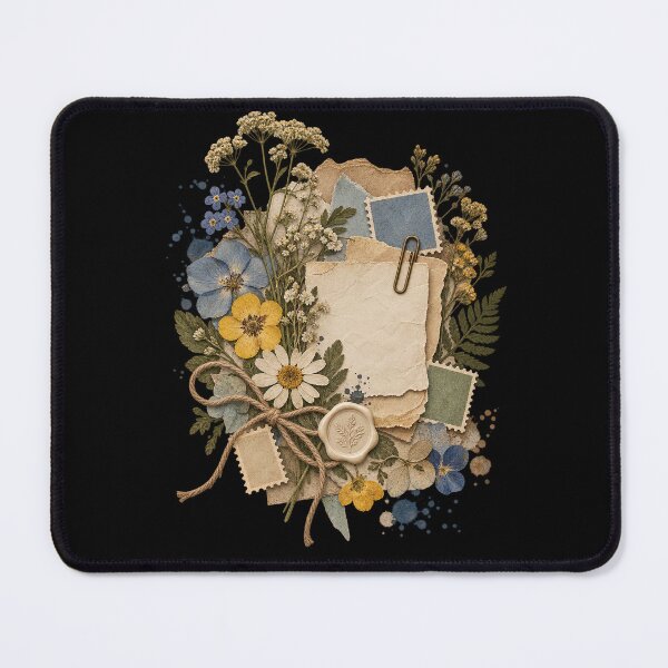 Item preview, Vintage Botanical Junk Journal Ephemera – Nature Collage Art designed and sold by Georain.