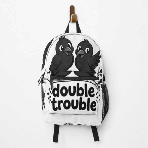 Item preview, Double Trouble Cute Crows designed and sold by creativerooney.