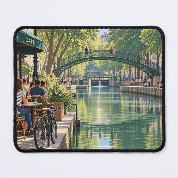 Item preview, Canal Saint-Martin Paris 10e designed and sold by Past in Threads.