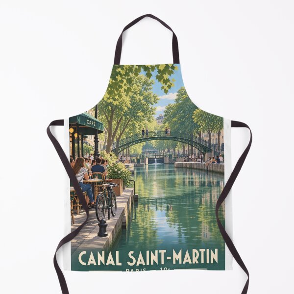 Item preview, Canal Saint-Martin Paris 10e designed and sold by Past in Threads.