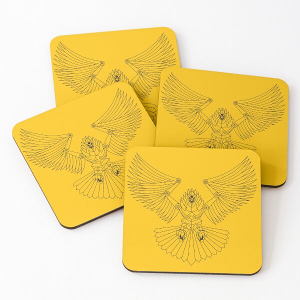 Item preview, Arcane Winged Guardian Black Line Art designed and sold by JAMerArc.