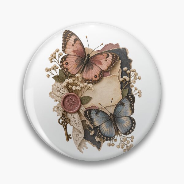 Item preview, Vintage Botanical Junk Journal Ephemera – Nature Collage Art designed and sold by Georain.