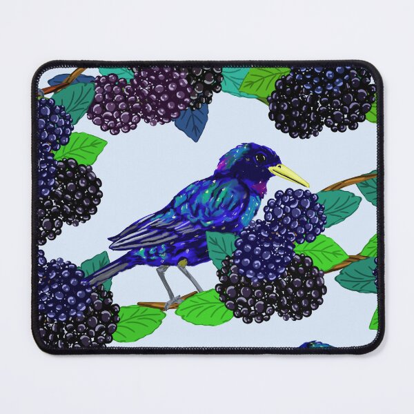 Item preview, Birds Among Blackberry Bushes designed and sold by Antiope33.