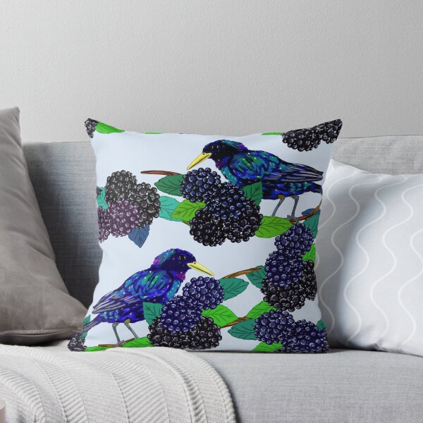 Item preview, Birds Among Blackberry Bushes designed and sold by Antiope33.