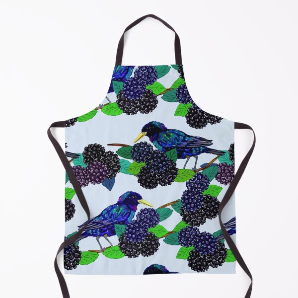 Item preview, Birds Among Blackberry Bushes designed and sold by Antiope33.