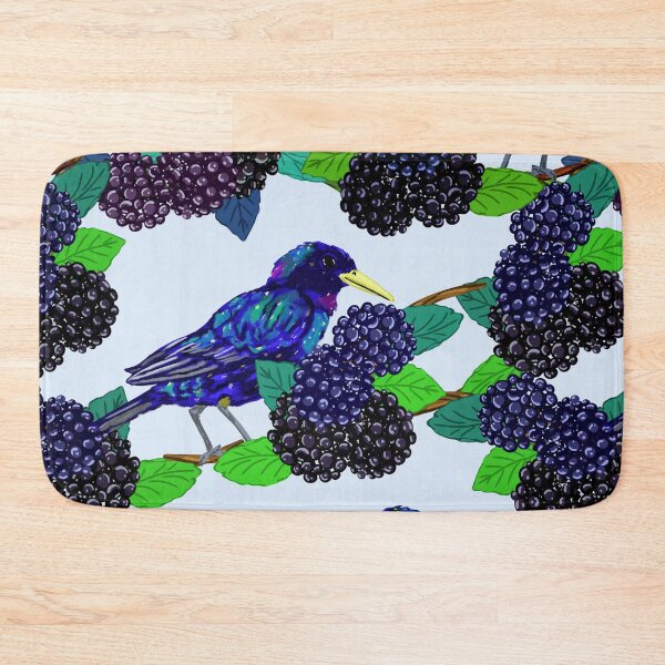 Item preview, Birds Among Blackberry Bushes designed and sold by Antiope33.