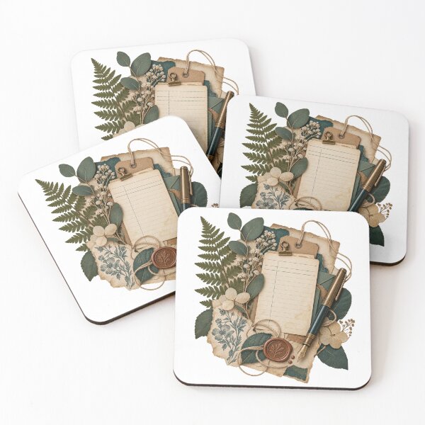 Item preview, Vintage Botanical Junk Journal Ephemera – Nature Collage Art designed and sold by Georain.