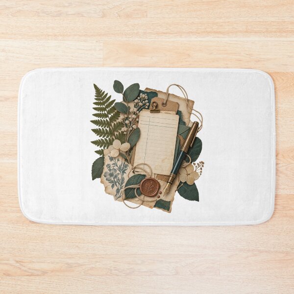 Item preview, Vintage Botanical Junk Journal Ephemera – Nature Collage Art designed and sold by Georain.