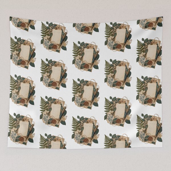 Item preview, Vintage Botanical Junk Journal Ephemera – Nature Collage Art designed and sold by Georain.