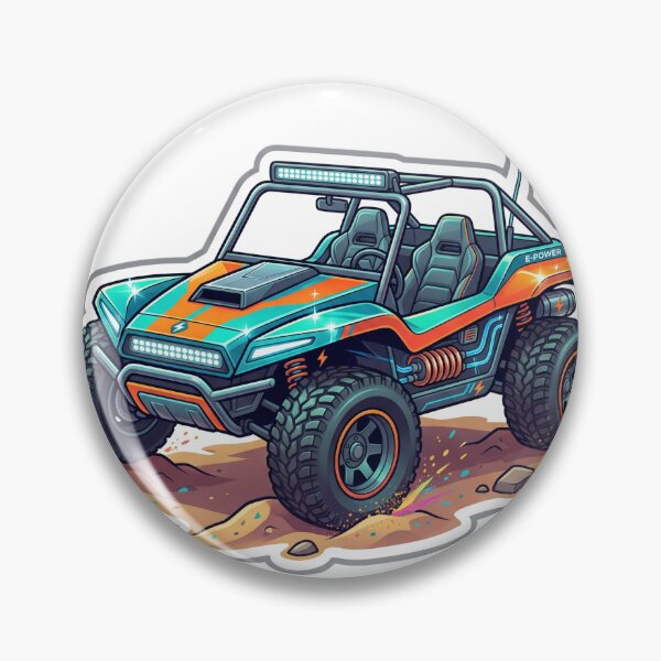 Item preview, Custom Retro Electric Dune Buggy Sticker designed and sold by Fixnovaguide.
