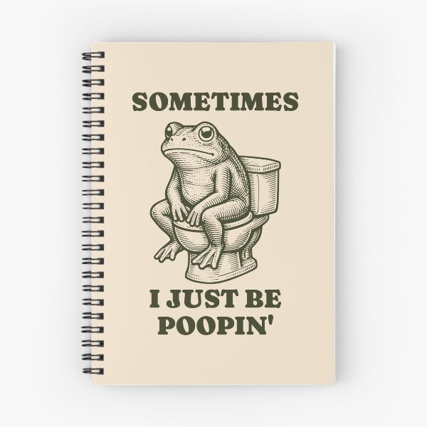 Item preview, Sometimes I Just Be Poopin' Funny Frog Sitting On Toilet Bathroom Humor designed and sold by KLArtzStore.