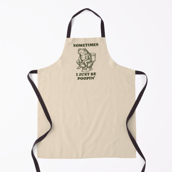 Item preview, Sometimes I Just Be Poopin' Funny Frog Sitting On Toilet Bathroom Humor designed and sold by KLArtzStore.