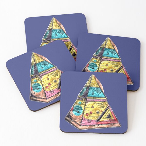Item preview, surreal pyramid wv br colorful geometric abstract design designed and sold by SmashingDeals.