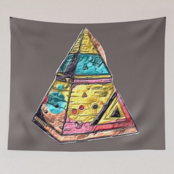 Item preview, surreal pyramid wv br colorful geometric abstract design designed and sold by SmashingDeals.