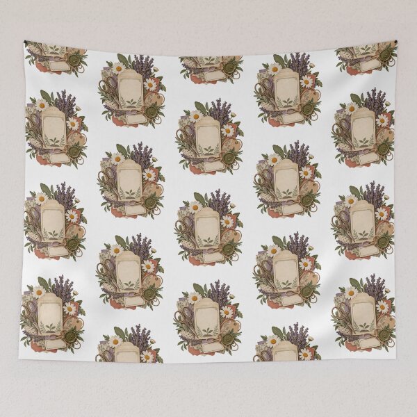 Item preview, Vintage Botanical Junk Journal Ephemera – Nature Collage Art designed and sold by Georain.