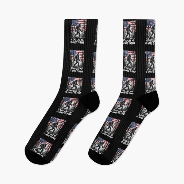 Item preview, A Dad Like Me Is Hard To Find Bigfoot American Flag Father Sasquatch Patriot Dad designed and sold by PopStars1993.
