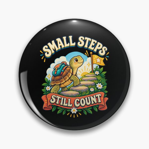 Item preview, Small Steps Still Count - Tortoise designed and sold by Good Mood Foundry.