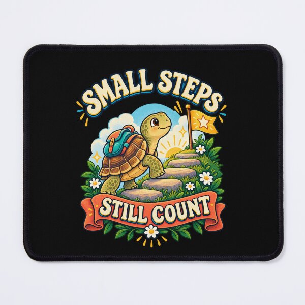 Item preview, Small Steps Still Count - Tortoise designed and sold by Good Mood Foundry.