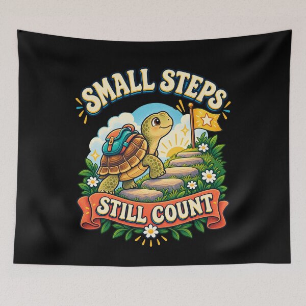 Item preview, Small Steps Still Count - Tortoise designed and sold by Good Mood Foundry.