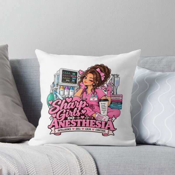 Item preview, Sharp Girls Do Anesthesia – Female Anesthesiologist designed and sold by MaritaSS.